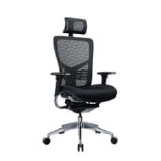 Dalenor Ergonomická kancelárska stolička Tech Pro, sieťovina, čierna