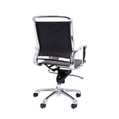 Dalenor Ergonomická kancelárska stolička Ell, syntetická koža, čierna