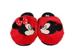 Disney Papuče Mickey DISNEY červeno-čierne pre ženy, teplé, hrubá podrážka. 38-39 EU
