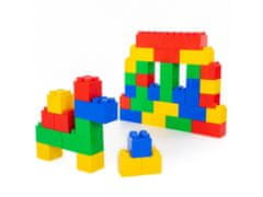 Wader Farbené stavebné bloky, tehly "XXL" DOM - 134 dielov 