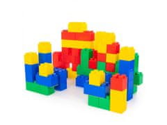 Wader Farbené stavebné bloky "XXL", 72 ks + spojovací diel pre bloky
