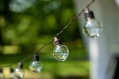 LUMILED Solárne záhradné svietidlo LED svetelná reťaz 16,70m GIRLANDA GLADI 2 s 50 LED dekoratívnymi guličkami 3000K Teplá biela