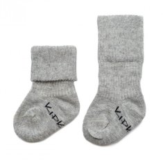 KipKep detské ponožky Stay-on-Socks NEWBORN 1pár Grey