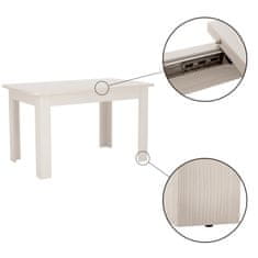 KONDELA Jedálensky rozkladací stôl, 130-175x80 cm, TIFFY-OLIVIA 15