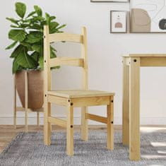 shumee Jedálenské stoličky 2 ks 40x46x99 cm borovicový masív