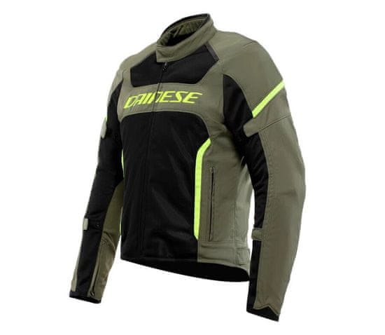 Dainese AIR FRAME 3 TEX JACKET ARMY GREEN/BLACK/FLUO YELLOW