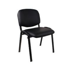 Dalenor Konferenčná stolička Iron, syntetická koža, čierna