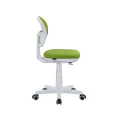 Dalenor Detská stolička Honey, textil, biela podnož / zelená