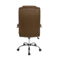 Dalenor Kancelárska stolička Slash, syntetická koža, hnedá