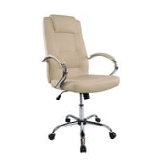 Dalenor Kancelárska stolička Slash, syntetická koža, béžová