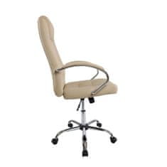 Dalenor Kancelárska stolička Slash, syntetická koža, béžová
