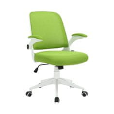 Dalenor Kancelárska stolička Pretty White, textil, zelená