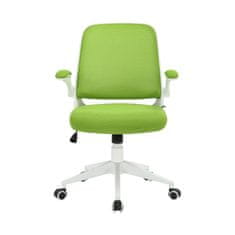 Dalenor Kancelárska stolička Pretty White, textil, zelená