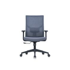 Dalenor Kancelárska stolička Snow Black, textil, šedá