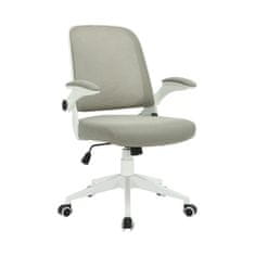 Dalenor Kancelárska stolička Pretty White, textil, šedá