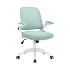 Dalenor Kancelárska stolička Pretty White, textil, svetlo zelená