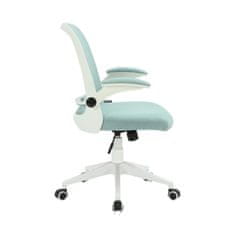 Dalenor Kancelárska stolička Pretty White, textil, svetlo zelená