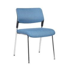 Dalenor Konferenčná stolička Evo 4L, textil, modrá