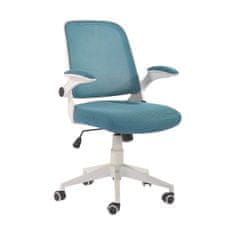 Dalenor Kancelárska stolička Pretty White, textil, modrá