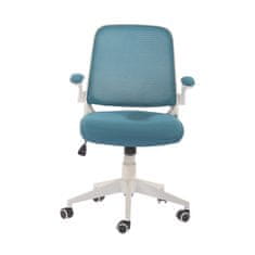 Dalenor Kancelárska stolička Pretty White, textil, modrá