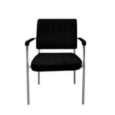Dalenor Konferenčná stolička Glos, syntetická koža, čierna