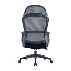 Dalenor Kancelárska stolička Best HB, textil, čierna / šedá