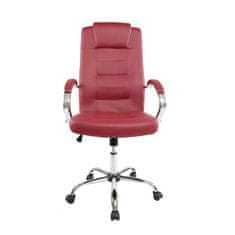 Dalenor Kancelárska stolička Slash, syntetická koža, bordó