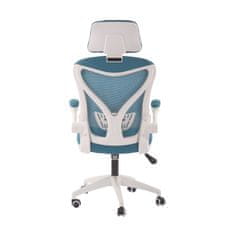 Dalenor Kancelárska stolička Jolly White HB, textil, modrá