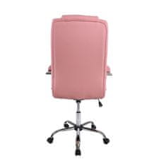 Dalenor Kancelárska stolička Slash, syntetická koža, ružová