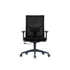 Dalenor Kancelárska stolička Snow Black, textil, čierna