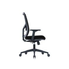 Dalenor Kancelárska stolička Snow Black, textil, čierna