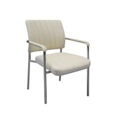 Dalenor Konferenčná stolička Glos, syntetická koža, béžová