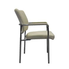 Dalenor Konferenčná stolička Glos, syntetická koža, béžová