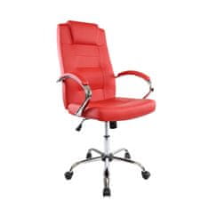 Dalenor Kancelárska stolička Slash, syntetická koža, červená