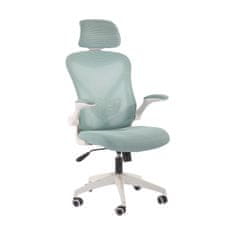 Dalenor Kancelárska stolička Jolly White HB, textil, svetlo zelená