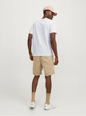 Jack&Jones Pánske tričko JORARUBA Standard Fit 12255452 Bright White (Veľkosť M)