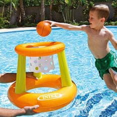 bHome Detský nafukovací plávajúci kôš s loptou 67x55cm