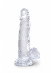 Pipedream Pipedream King Cock Clear 7" Cock with Balls dildo