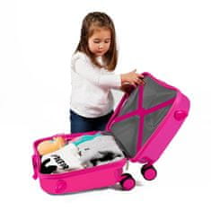 Jada Toys Detský cestovný kufor na kolieskach / odrážadlo MINNIE MOUSE Pink, 34L, 22398E1