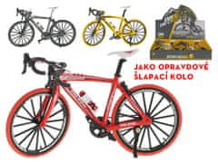 Bicykel kov 17 cm (žlté, červené, čierne)