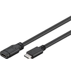 Kábel USB-C predlžovací (USB 3.1 generation 1), C/M - C/F, 1m