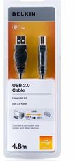 Belkin kábel USB 2.0. A/B rad štandard, 4,8m