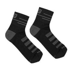 SOX športové ponožky čierna-antracitová veľkosť (obuv) M/L