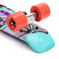 Meteor Flip Multi plastový skateboard grafitti variant 40579