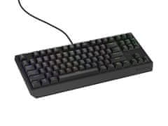 Genesis herná klávesnica THOR 230/TKL/RGB/Outemu Brown/Drôtová USB/US layout/Čierna