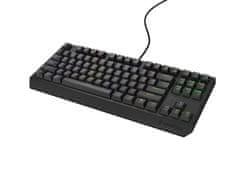Genesis herná klávesnica THOR 230/TKL/RGB/Outemu Red/Drôtová USB/US layout/Čierna