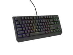 Genesis herná klávesnica THOR 230/TKL/RGB/Outemu Red/Drôtová USB/US layout/Čierna