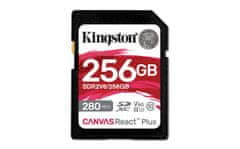 Kingston Canvas React Plus/SDHC/256 GB/UHS-II U3 / Class 10