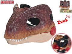 Dinoworld maska dinosaurus na batérie so zvukom