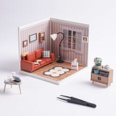 Robotime miniatúra domčeka Útulná obývacia izba